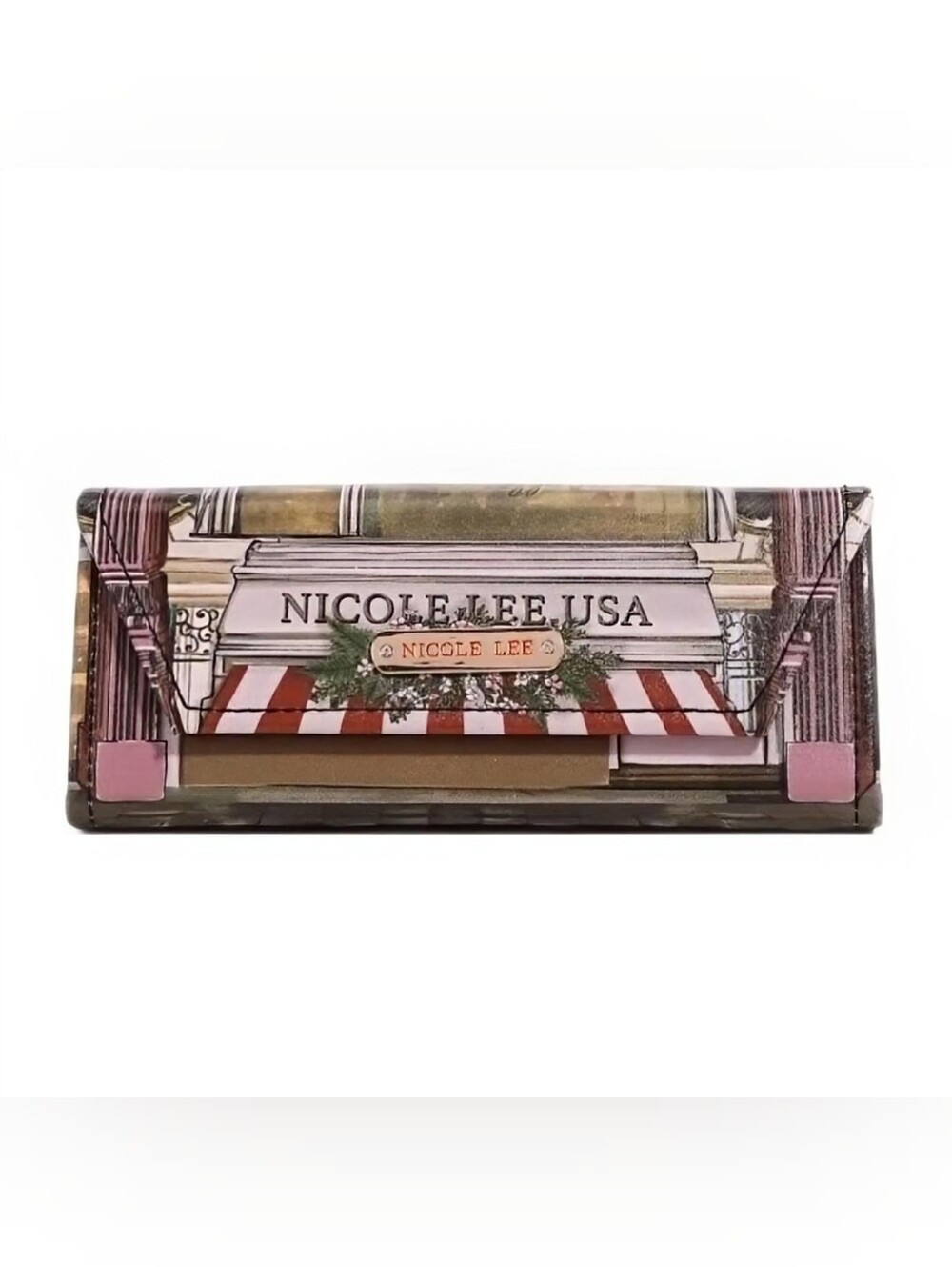 Nicole Lee Foldable Sunglasses Case Readers Glasses Holder NWT - Picture 3 of 6